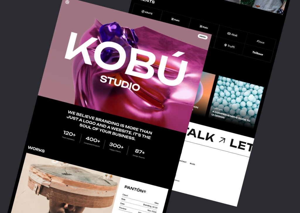 Kobu - Agency Template