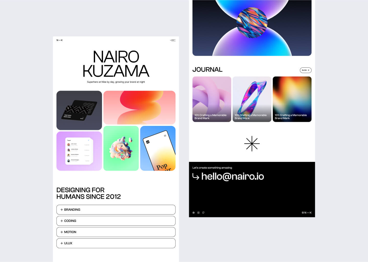 Nairo - Creative Portfolio Template